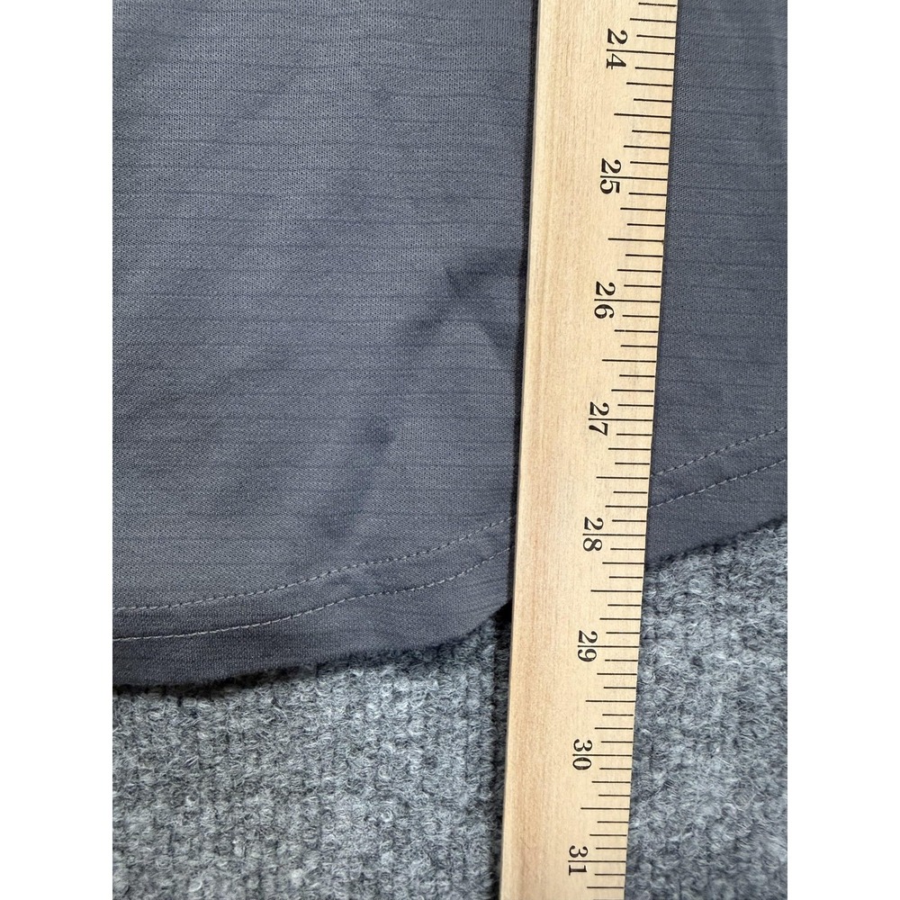 Travis Mathew Polo Shirt Mens XL Gray Long Sleeve Cotton Blend Golf Performance - Picture 4 of 7